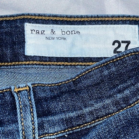 Rag and Bone Cate Mid Rise Skinny Jeans in Valley Line Wash size 27 - Picture 2 of 11